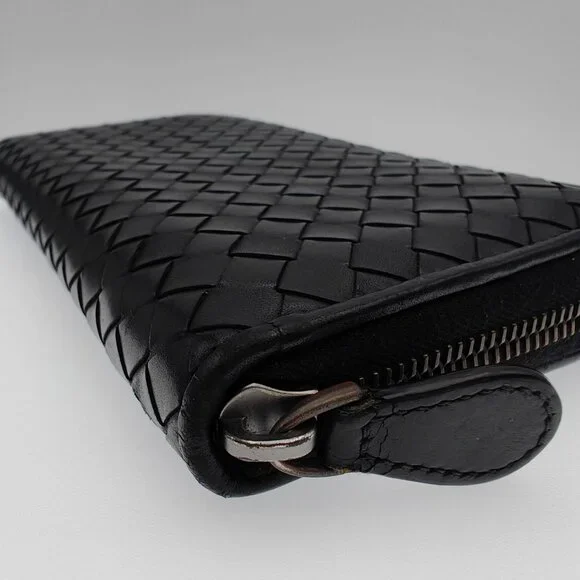 Bottega Veneta Intrecciato Leather Zip Long Wallet - Picture 7 of 11